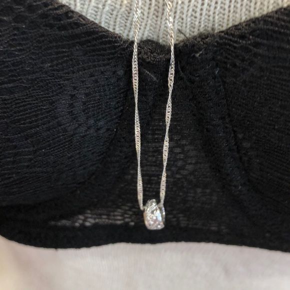 Love circle ⭕️floating 925 NWT 17 inches - Picture 3 of 11